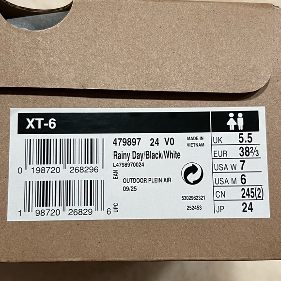 Salomon XT-6 Rainy Day / Black - Picture 12 of 16